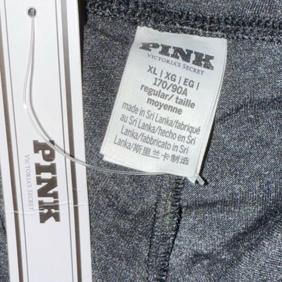 Victoria's Secret PINK Gray Leggings size XL - Picture 4 of 4